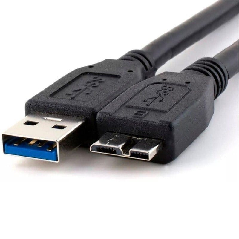 Cable USB 3.0 Negro Para Disco
