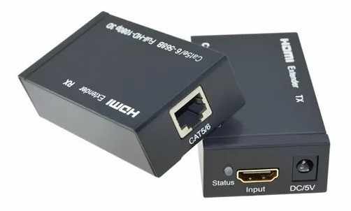 Extender Hdmi 60 Metros Por Cable De Red Activo