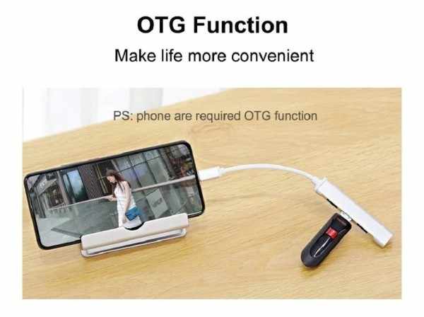 Hub Usb Tipo C 3.1 Multipuerto Adaptador Otg 4 Puertos - Imagen 3