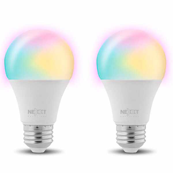 Bombilla LED inteligente Wi-Fi Nexxt Pack x2