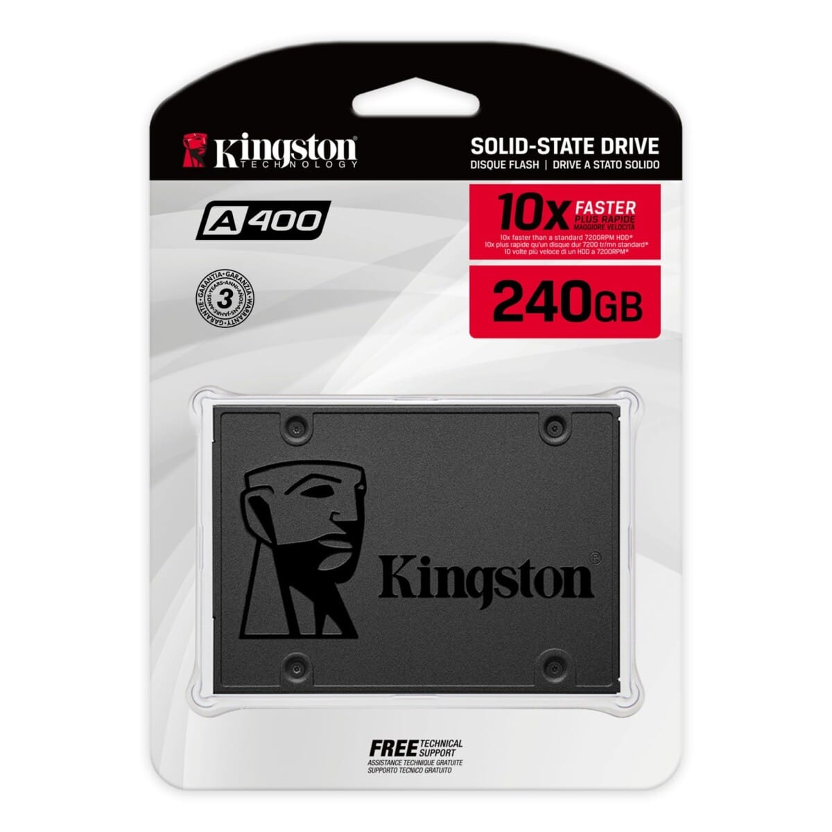UNIDAD DE ESTADO SOLIDO SSD SATA 2.5 240GB KINGSTON