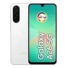 Compra el Samsung Galaxy A26 5G SM-A266ME Blanco con pantalla 6.7", 8GB RAM, 256GB y Android 15. Potencia, estilo y conectividad en un solo celular.