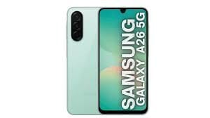 Compra el Samsung Galaxy A26 5G SM-A266ME Verde con pantalla 6.7", 8GB RAM, 256GB y Android 15. Potencia, velocidad y estilo en un solo celular.