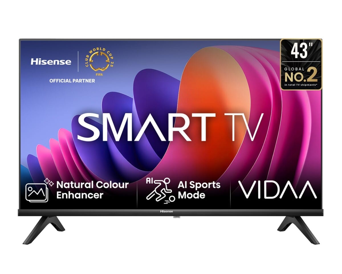 TELEVISOR HISENSE 43A4N 43" Full HD Smart TV WiFi diseño delgado imprescindible