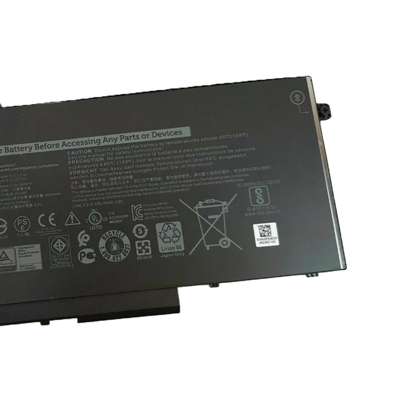 Bateria Para Portatil Dell PREMIUM INSPIRON 7590 7791 LATITUDE 5400 5500 PRECISION 3540 TYPE 4GVMP - Imagen 3
